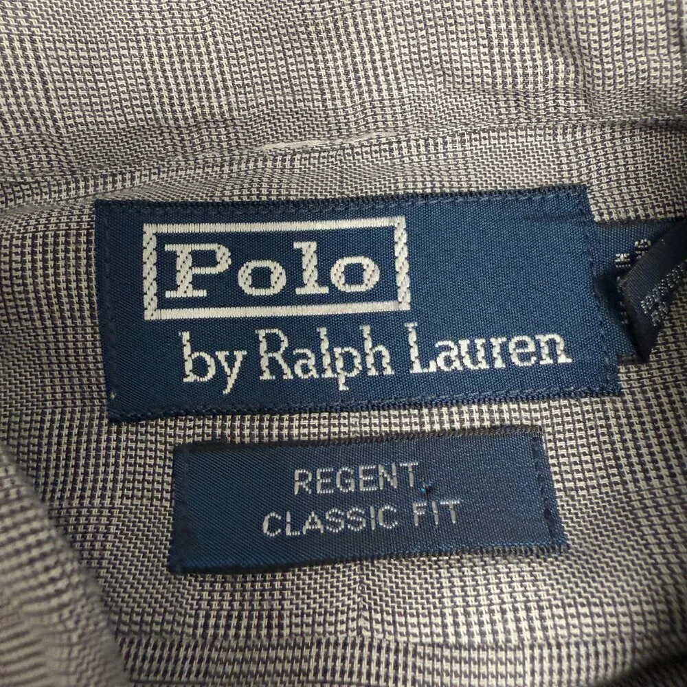 Men's POLO by RALPH‎ LAUREN Regent Classic Fit Dress Shirt- Size 34/35 16.5